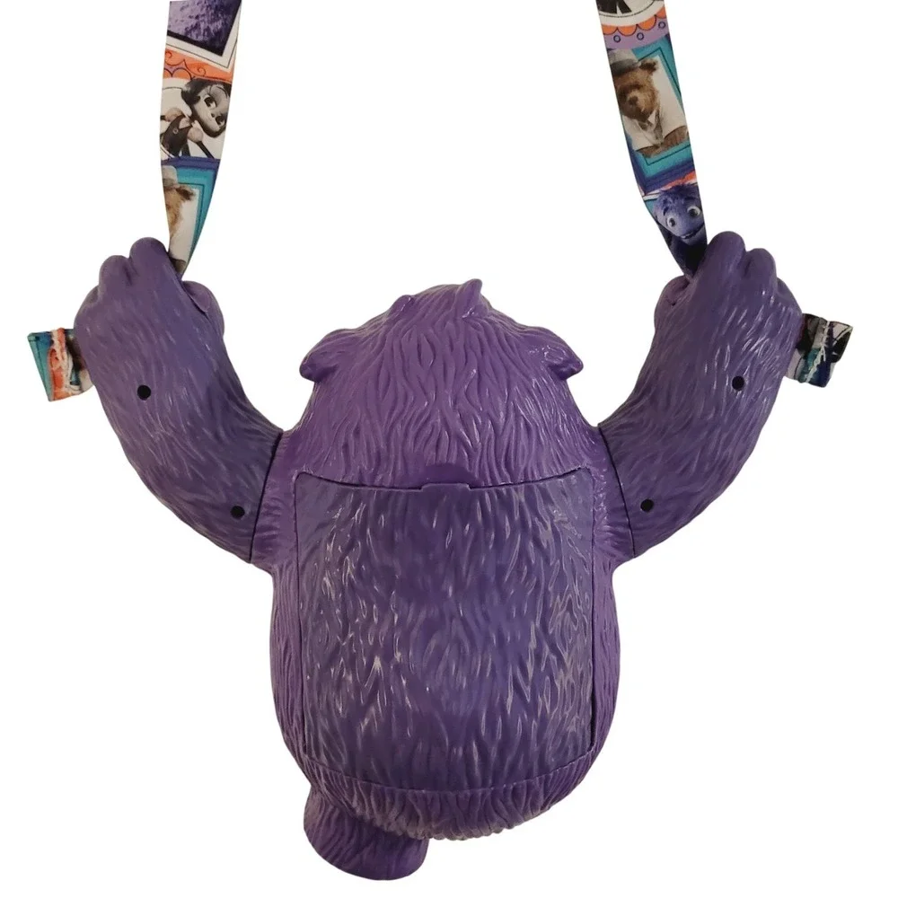 AMC Theater IF Imaginary Friends Exclusive Popcorn Bucket Purple Crossbody Strap